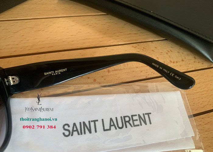 Kính mắt tròn gọng vuông chính hãng Yves Saint Laurent SLM3
