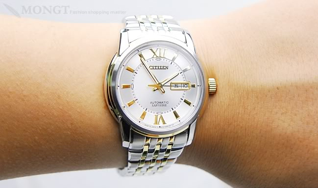 Đồng hồ cổ CITIZEN Hiline siêu mỏng lên giây bọc vàng 14k toàn thân chính  hãng