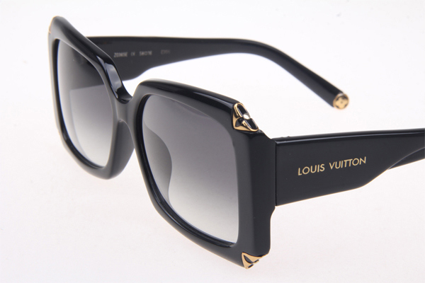 Kính gọng vuông đen Louis Vuitton LV02