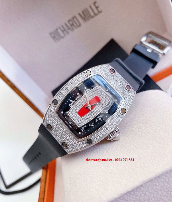 đồng hồ nữ dây to dây cao su Richard Mille RM07-01