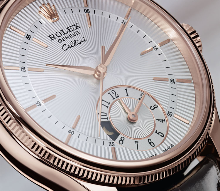 Rolex Cellini Dual Time Day Night 50525